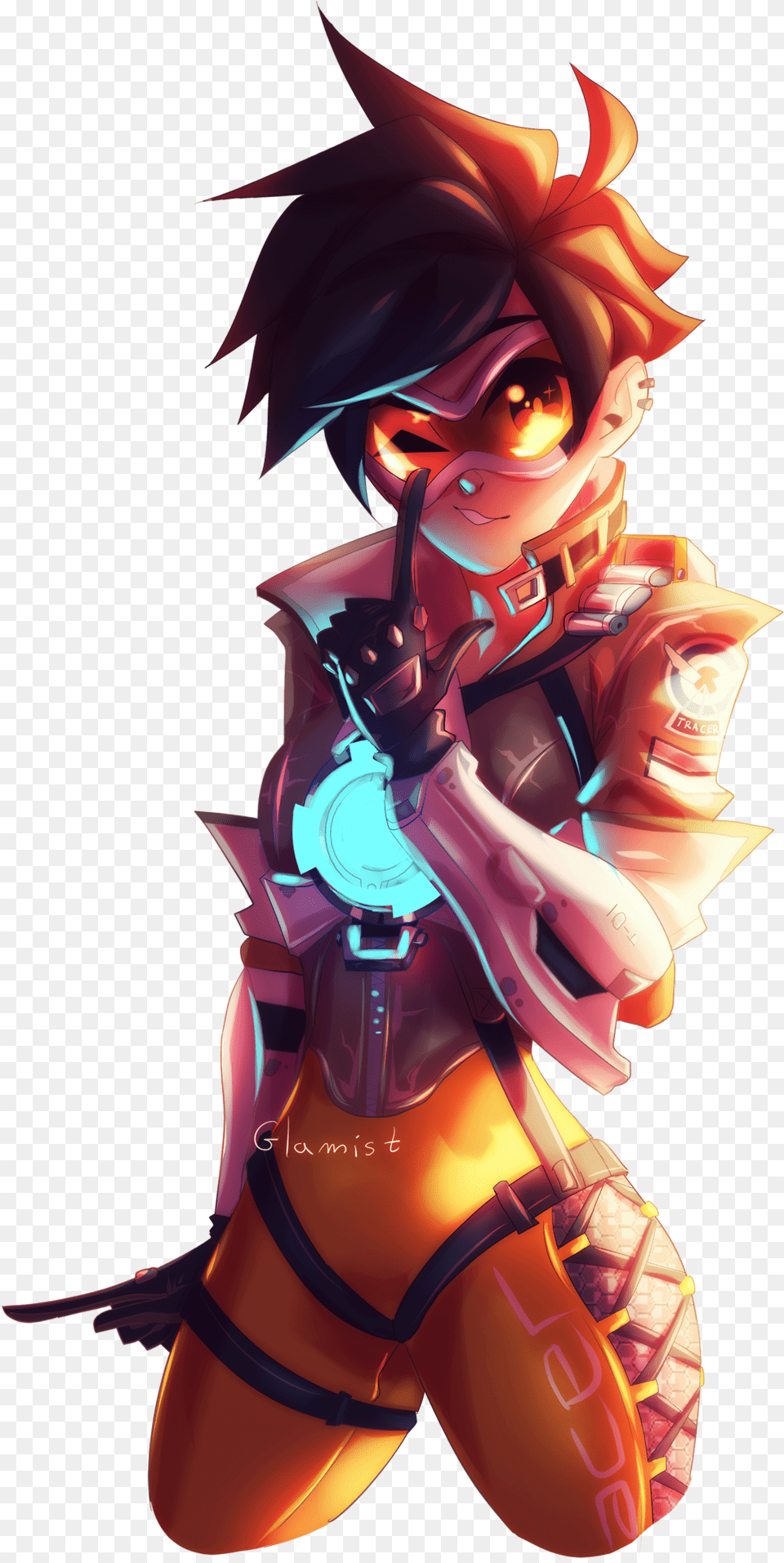 Tracer Goggles Speedpaint Youtube Comwatchv Tracer, Book, Comics, Publication, Art Free Transparent Png
