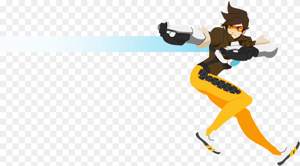 Tracer I Did For My New Youtube Banner U201d Tracer Banner Tracer Youtube Banner, Person, Clothing, Face, Footwear Png