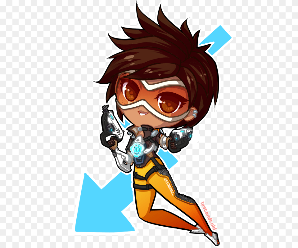 Tracer Overwatch, Publication, Book, Comics, Baby Png