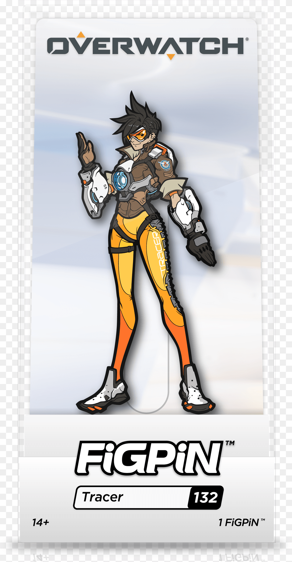 Tracer Overwatch Figpin Overwatch, Advertisement, Book, Comics, Publication Free Png Download