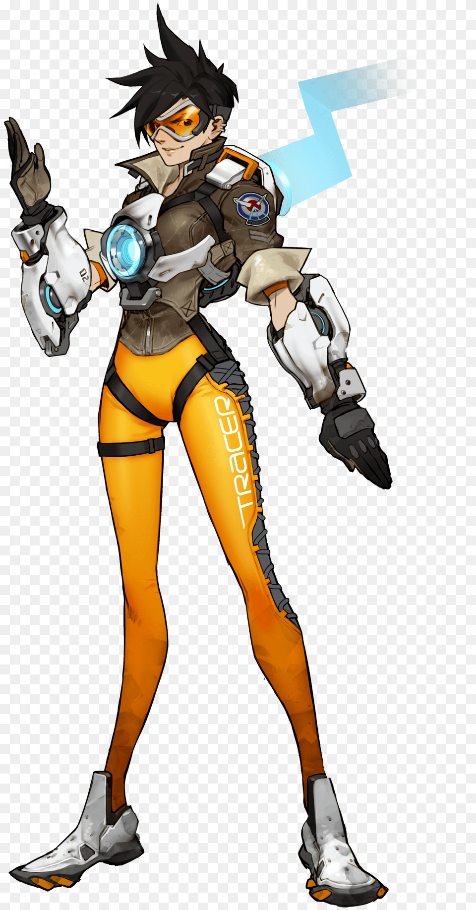 Tracer Overwatch Game Overwatch Character, Adult, Book, Comics, Female Free Png Download