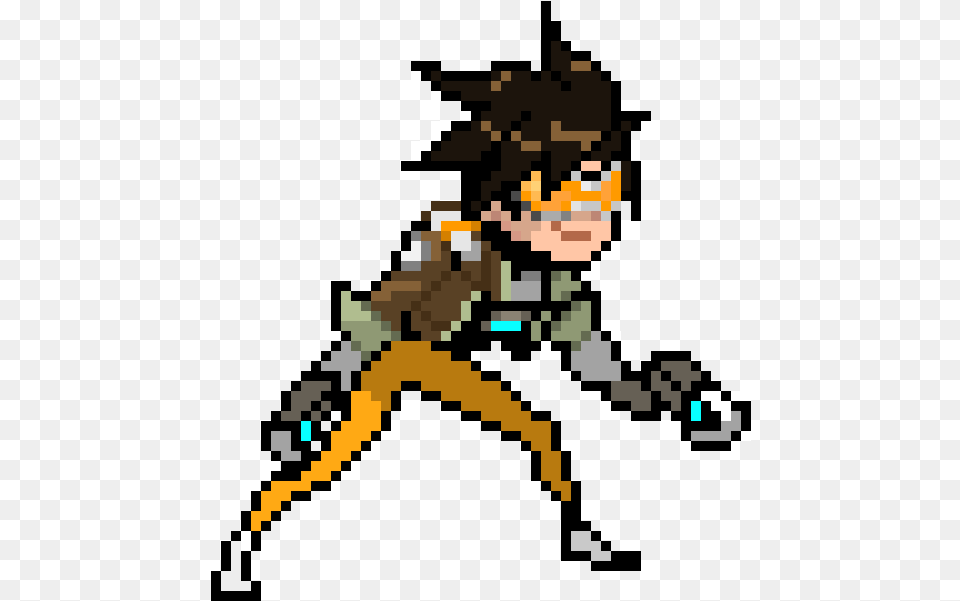 Traceroverwatch Overwatch Tracer Pixel Spray, People, Person, Art, Painting Free Transparent Png