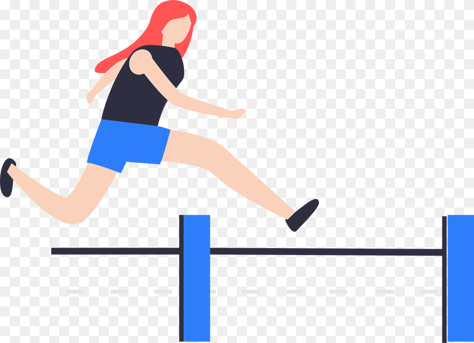 Track And Field Clipart, Hurdle, Person, Sport, Track And Field Free Transparent Png