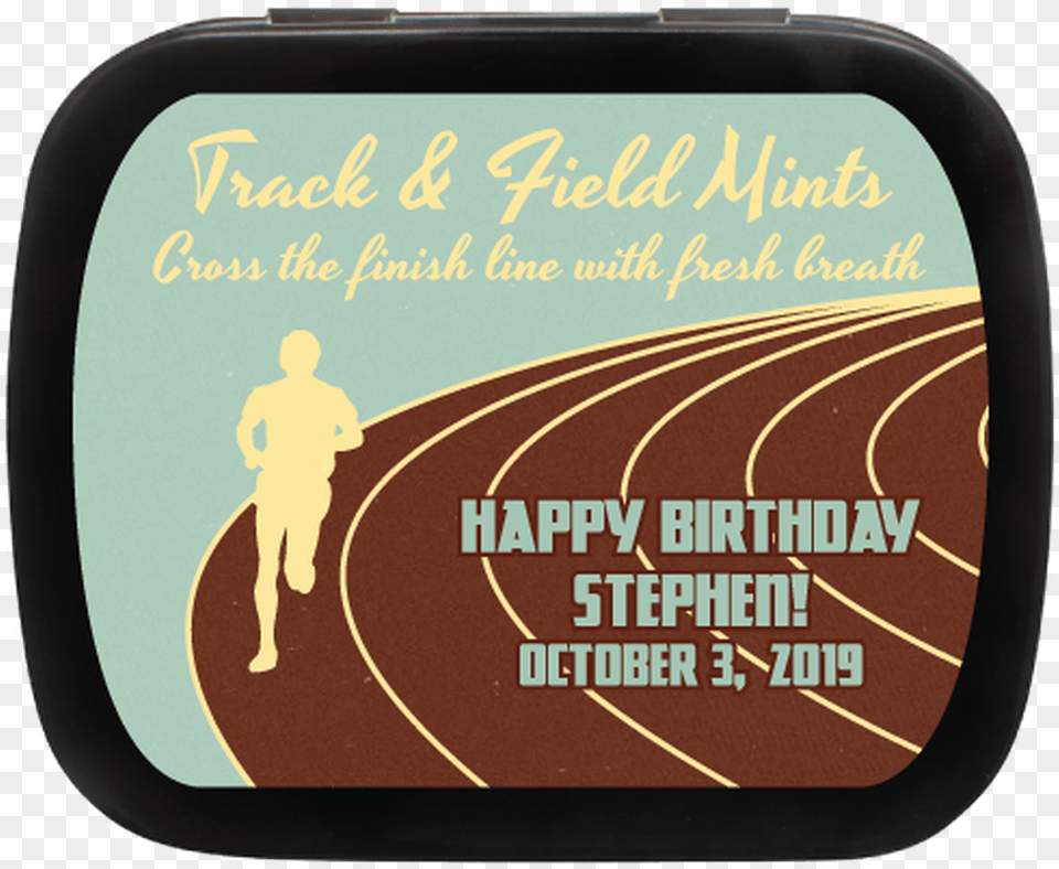 Track And Field Personalized Birthday Favor Mint Tins, Cushion, Home Decor, Adult, Male Free Png Download