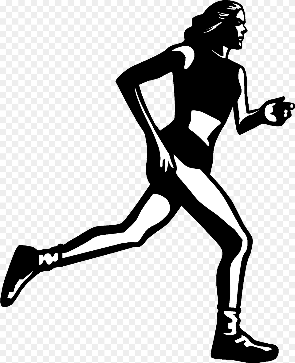 Track And Field Runner Track And Field Runner Drawing, Leisure Activities, Dancing, Person, Stencil Free Png Download