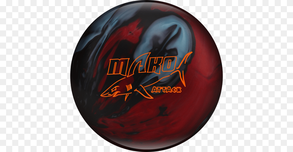 Track Mako Attack Bowling Ball Blueredblack, Bowling Ball, Leisure Activities, Sport, Sphere Png Image