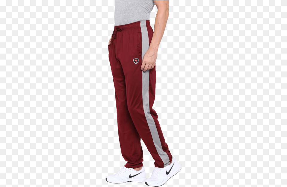 Track Pants Pics Pocket, Clothing, Maroon, Adult, Male Png Image