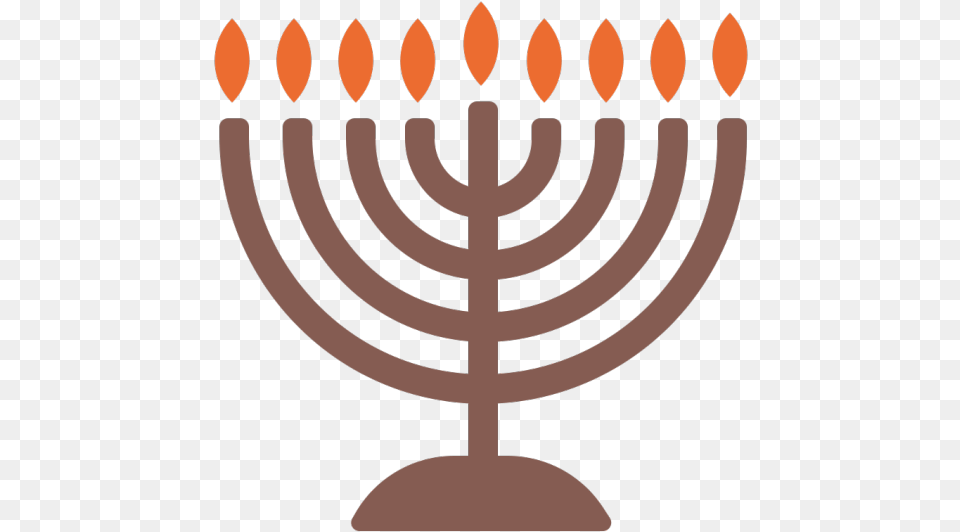 Tracks Hanukkah Symbols, Candle, Festival, Hanukkah Menorah Free Png Download
