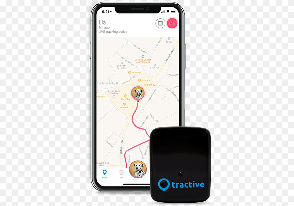Tractive Gps App, Electronics, Mobile Phone, Phone, Animal Free Png Download