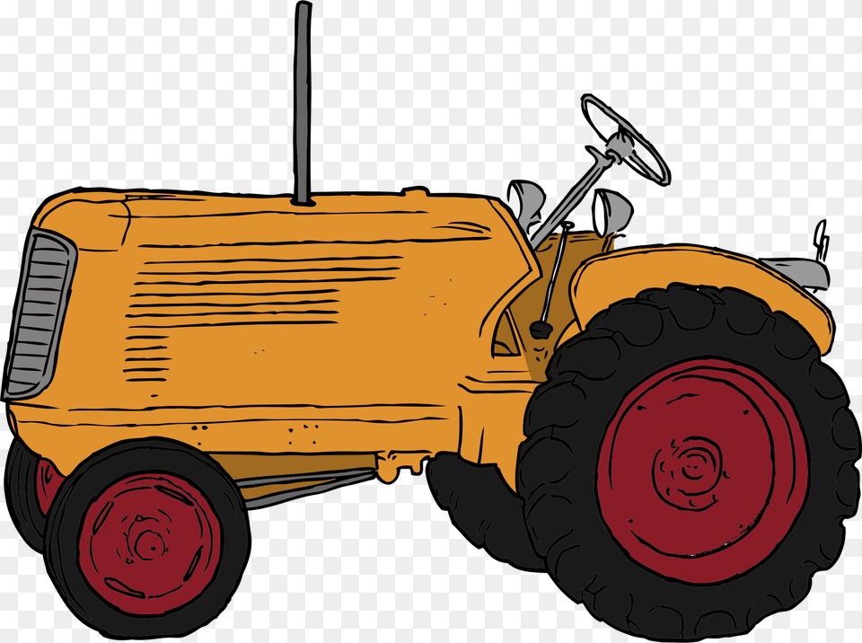 Tractor, Transportation, Vehicle, Bulldozer, Machine Free Transparent Png