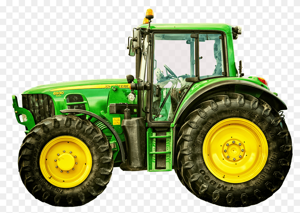 Tractor Machine, Wheel, Transportation, Vehicle Png Image