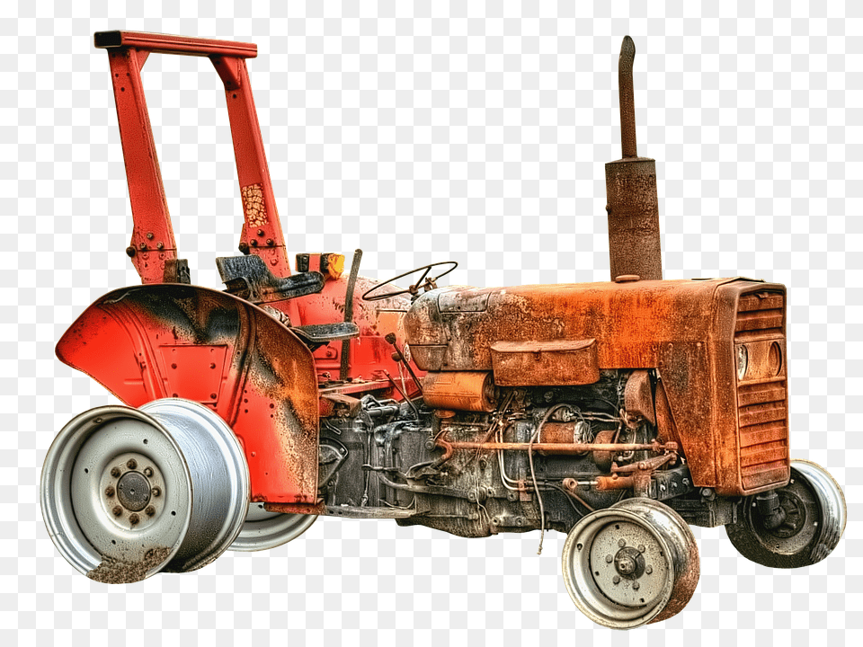 Tractor Wheel, Machine, Motor, Engine Free Transparent Png