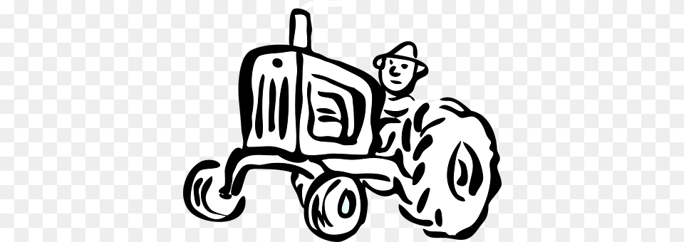 Tractor Transportation, Vehicle, Baby, Person Free Png Download