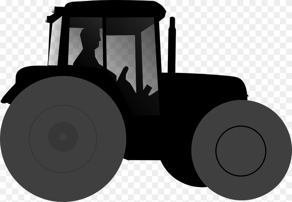 Tractor Agriculture Farm Farmer Industry Crop Tractor Clip Art, Disk, Person, Carriage, Transportation Free Png Download