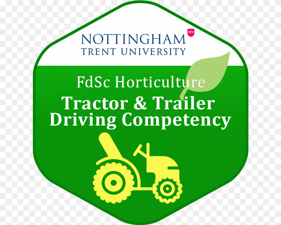 Tractor Amp Trailer Driving Competency Nottingham Trent University, Advertisement, Poster, Agriculture, Countryside Free Png Download