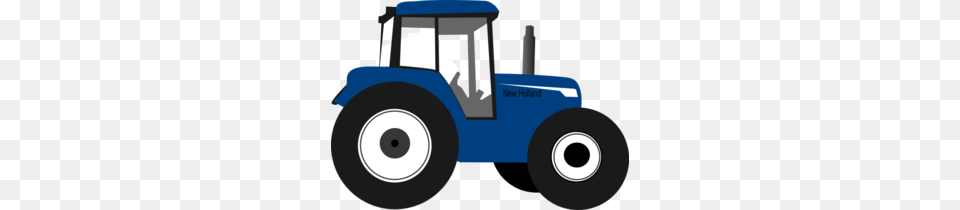 Tractor Blue Clip Art, Transportation, Vehicle, Device, Grass Png