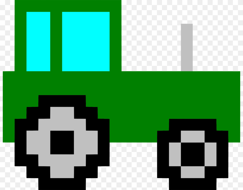 Tractor Caterpillar Inc Agricultural Machinery Pixel Art Farm, First Aid, Green Png