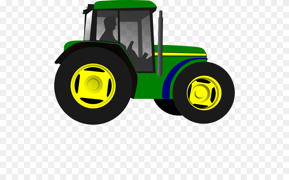 Tractor Clip Art Free, Transportation, Vehicle, Bulldozer, Machine Png Image