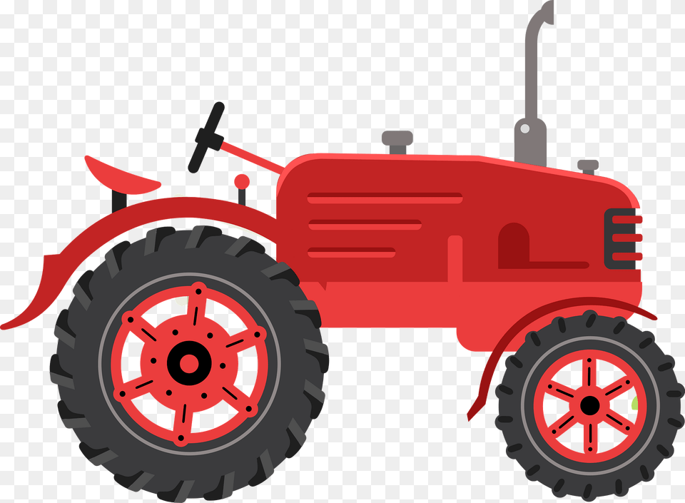 Tractor Clipart, Transportation, Vehicle, Bulldozer, Machine Free Png Download
