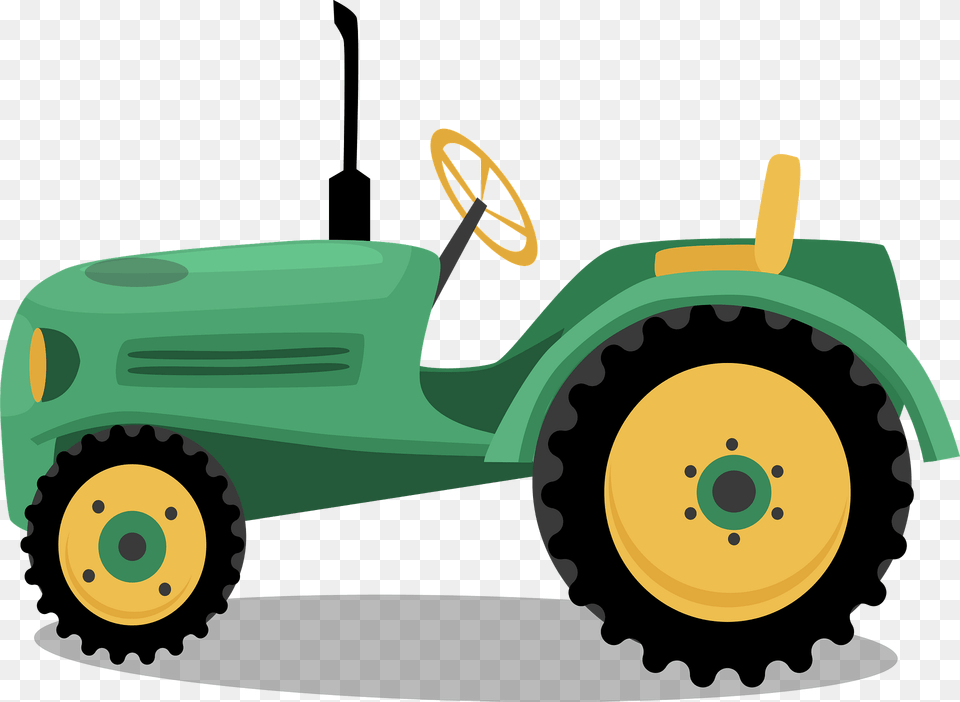 Tractor Clipart, Transportation, Vehicle, Bulldozer, Machine Free Transparent Png