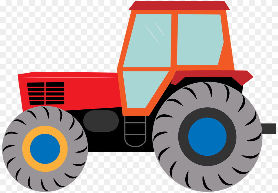 Tractor Clipart, Transportation, Vehicle, Person, Face Free Transparent Png