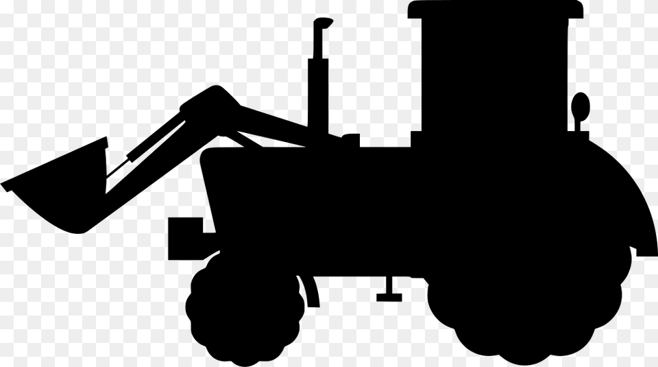 Tractor Clipart, Gray Free Transparent Png