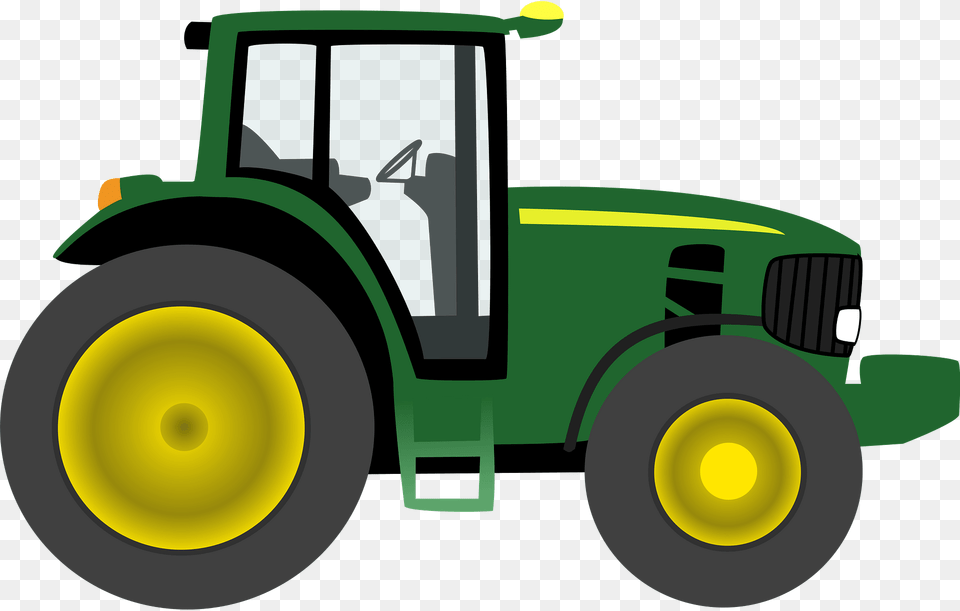 Tractor Clipart, Transportation, Vehicle, Bulldozer, Machine Free Transparent Png