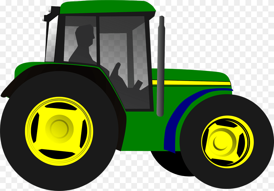 Tractor Clipart, Vehicle, Transportation, Device, Tool Png