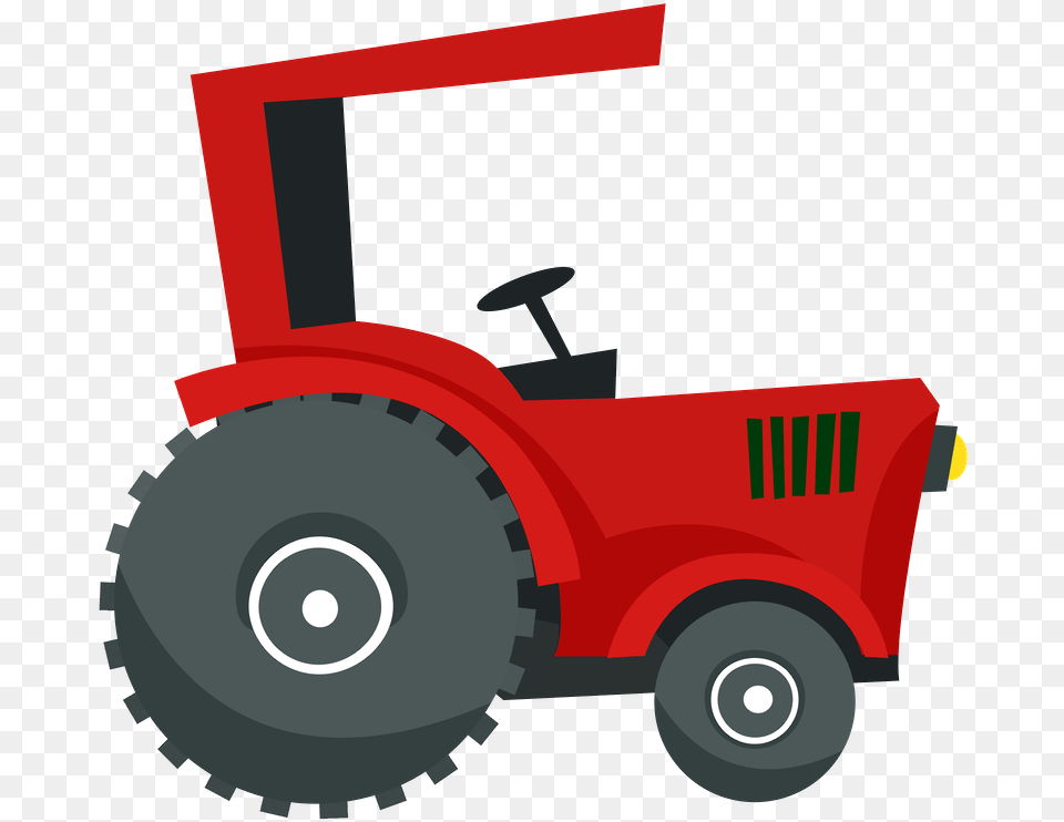 Tractor Clipart Barnyard Trator Fazendinha, Transportation, Vehicle, Car Free Transparent Png