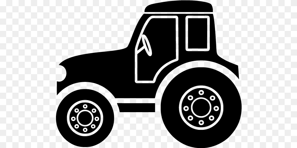 Tractor Clipart Simple Off Road Vehicle, Wheel, Machine, Truck, Transportation Png Image