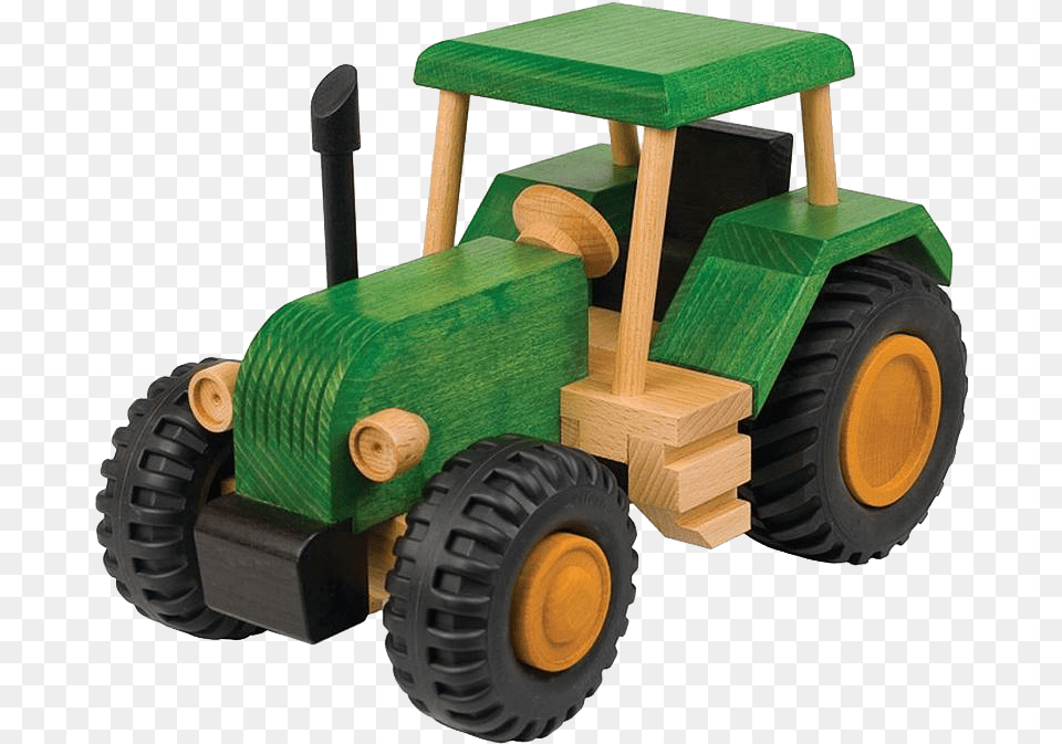Tractor De Juguete De Madera, Wheel, Machine, Tool, Plant Png