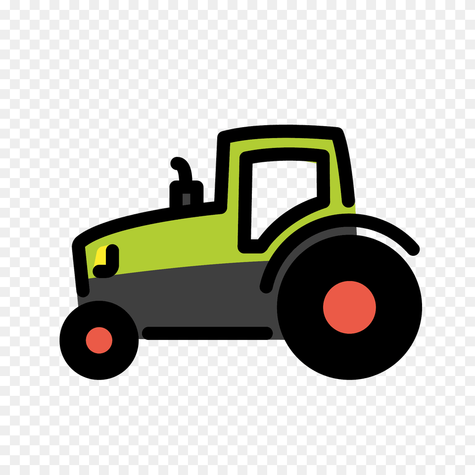 Tractor Emoji Clipart, Bulldozer, Machine, Transportation, Vehicle Free Transparent Png