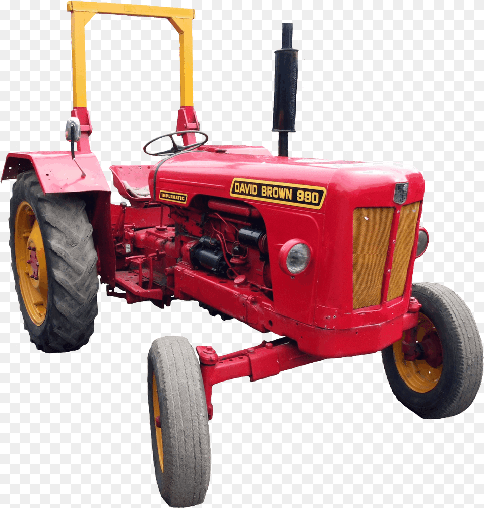 Tractor First David Brown Tractor, Wheel, Machine, Vehicle, Transportation Png