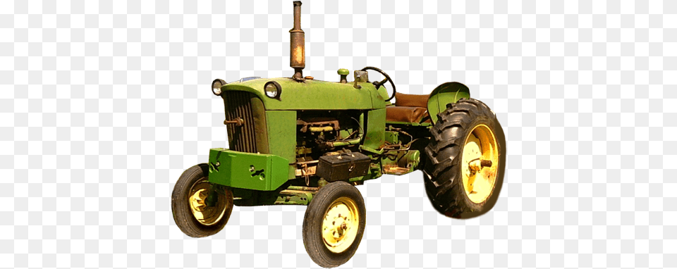 Tractor Hd Old Tractor, Transportation, Vehicle, Machine, Wheel Png Image