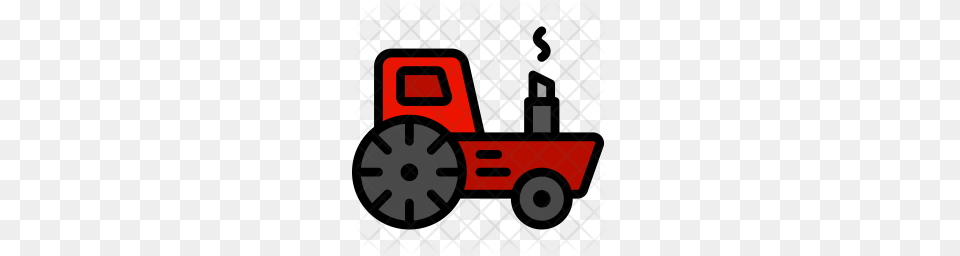 Tractor Icon, Grass, Lawn, Plant, Device Png Image