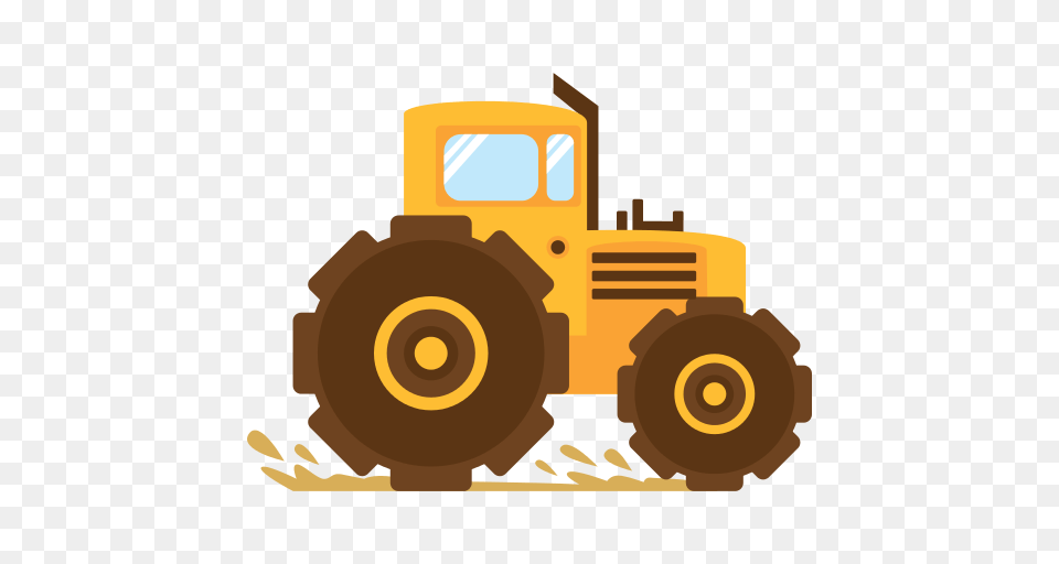 Tractor Icon, Machine, Bulldozer Free Png Download