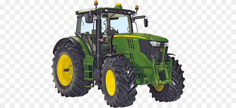 Tractor John Deere 6190r Tractor, Transportation, Vehicle, Bulldozer, Machine Png Image