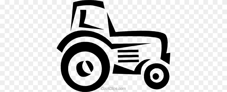 Tractor Royalty Vector Clip Art Illustration, Plant, Grass, Lawn, Tool Png