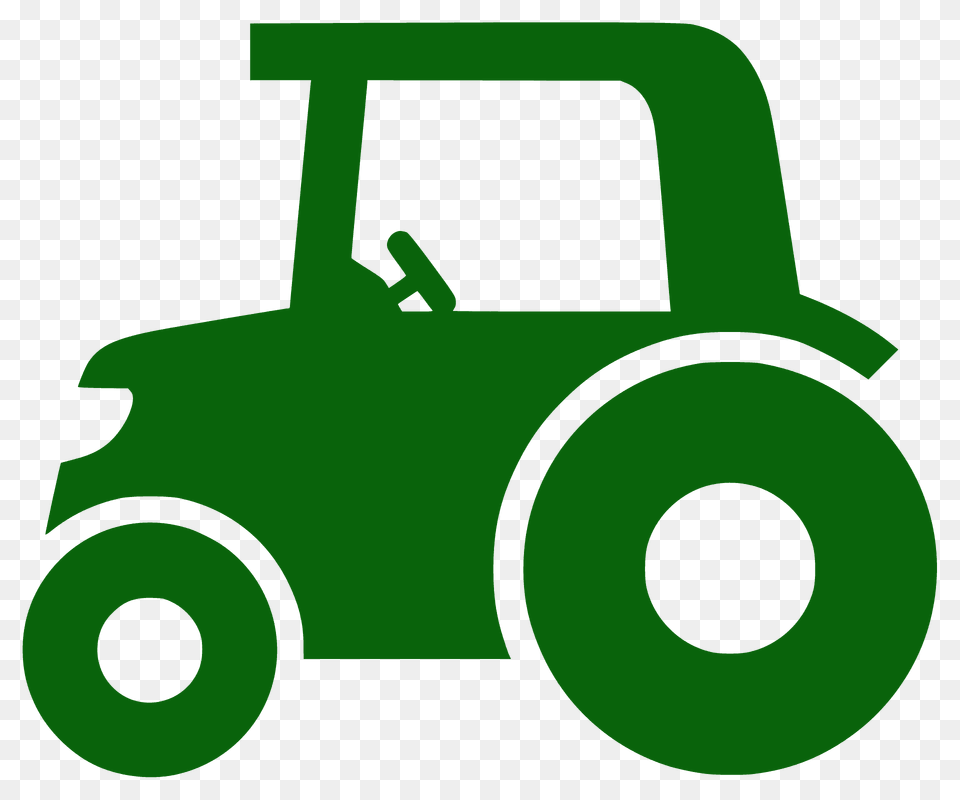 Tractor Silhouette, Transportation, Vehicle Png Image