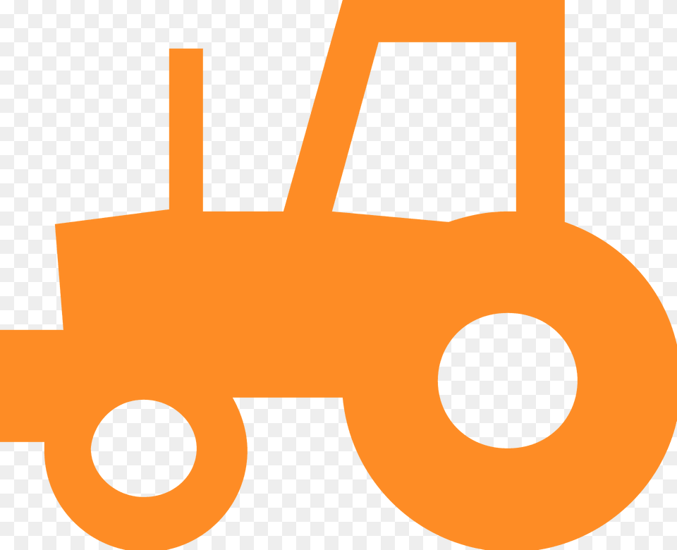 Tractor Silhouette, Text Png