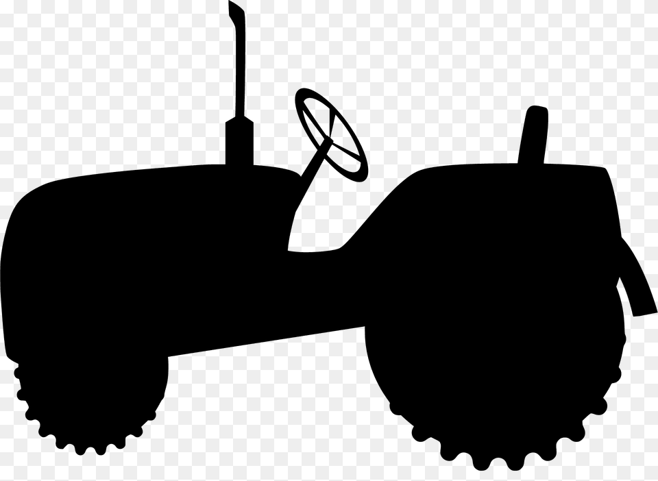 Tractor Silhouette, Machine, Wheel, Transportation, Vehicle Free Png