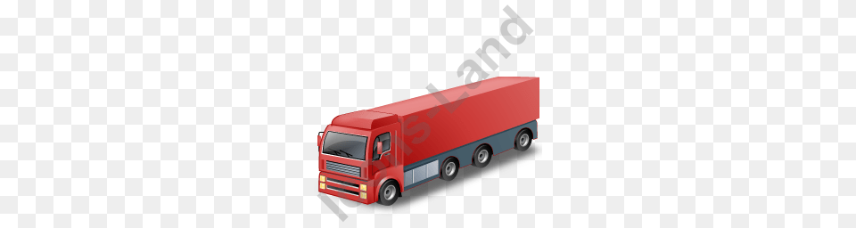 Tractor Trailer Red Icon Pngico Icons, Trailer Truck, Transportation, Truck, Vehicle Free Transparent Png