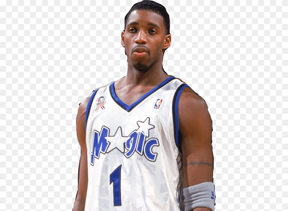 Tracy Mcgrady Tmac And Paul George, Shirt, Clothing, Adult, Person Free Png Download