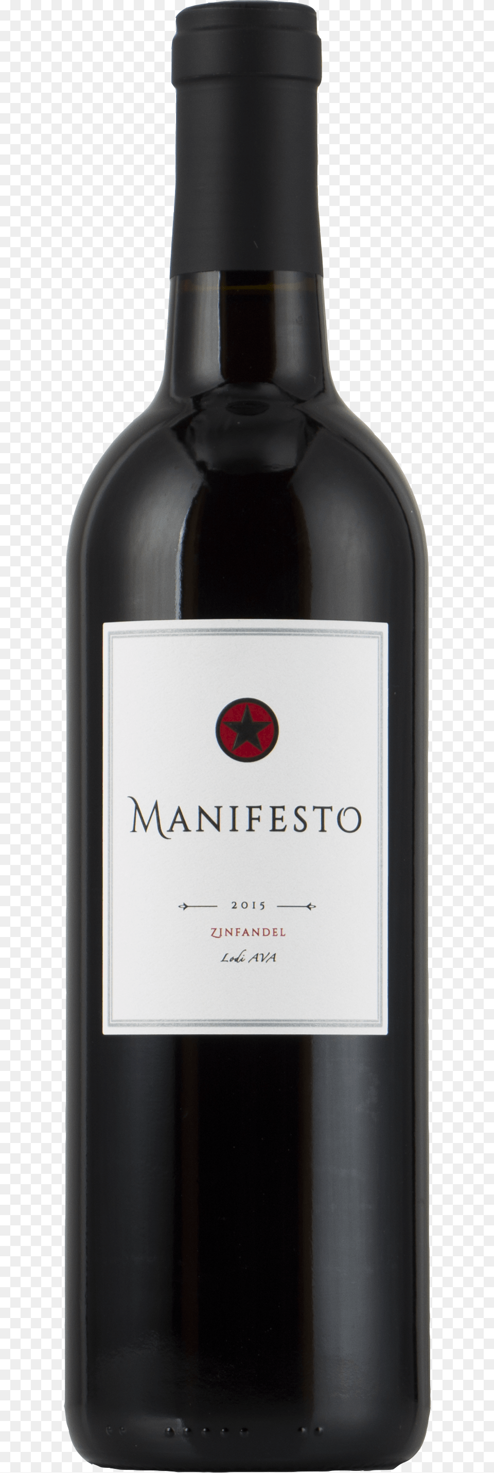 Trade Amp Media 2015 Manifesto Zinfandel, Bottle, Alcohol, Wine, Liquor Free Png