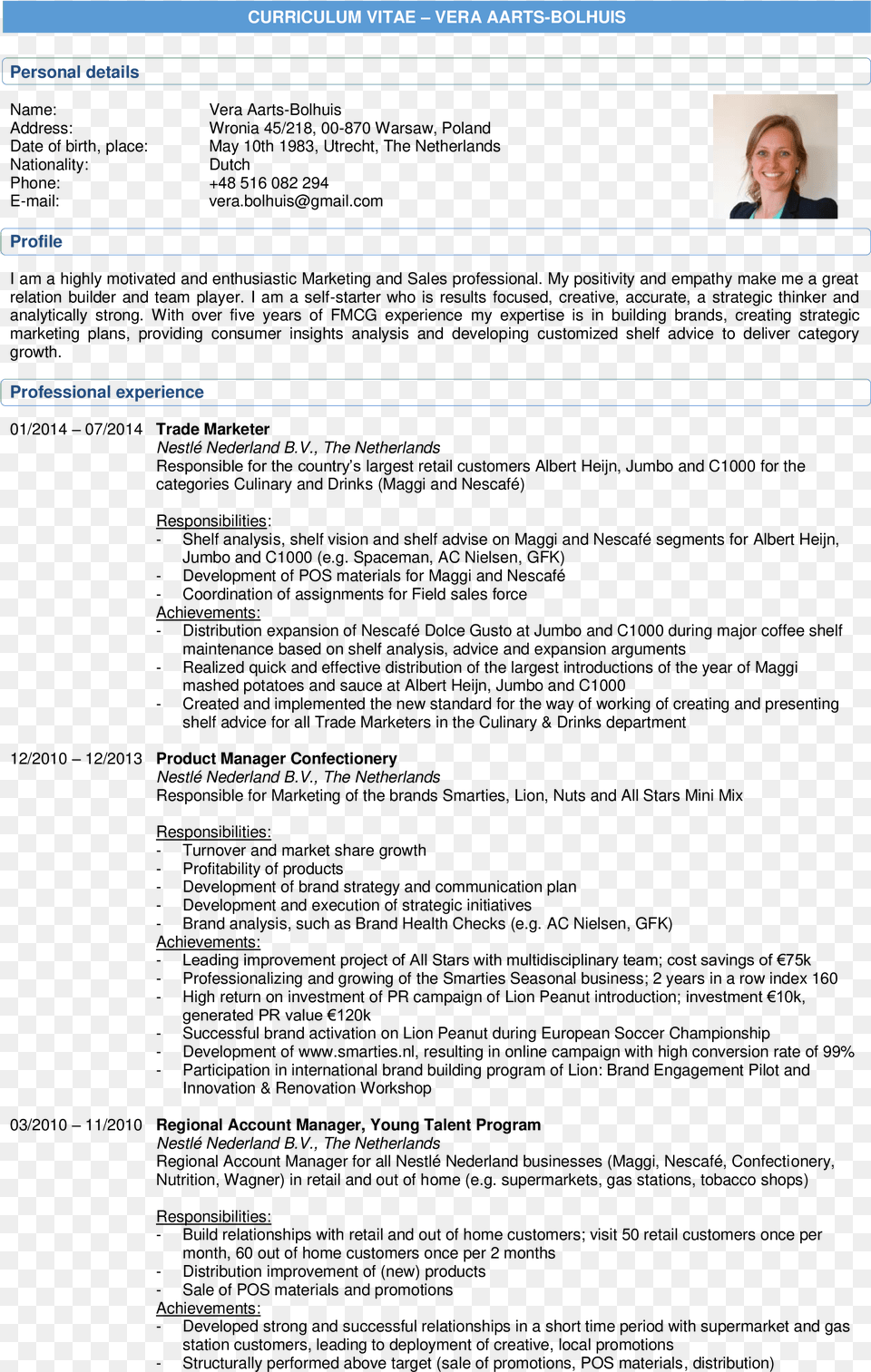 Trade Marketing Analyst Cv Template Main Image Trade Marketing Cv, File, Person, Screen, Electronics Png