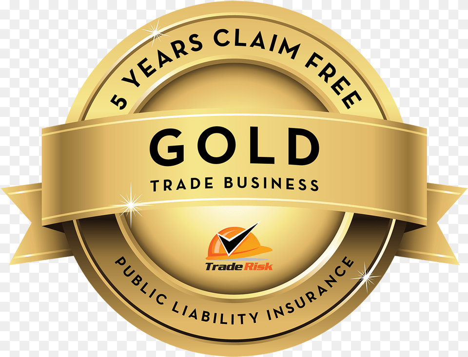 Trade Risk Gold Medal Trade Risk Label, Badge, Logo, Symbol Png