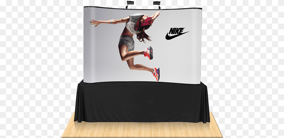 Trade Show Pop Up Table Top Display, Person, Clothing, Footwear, Shoe Free Transparent Png