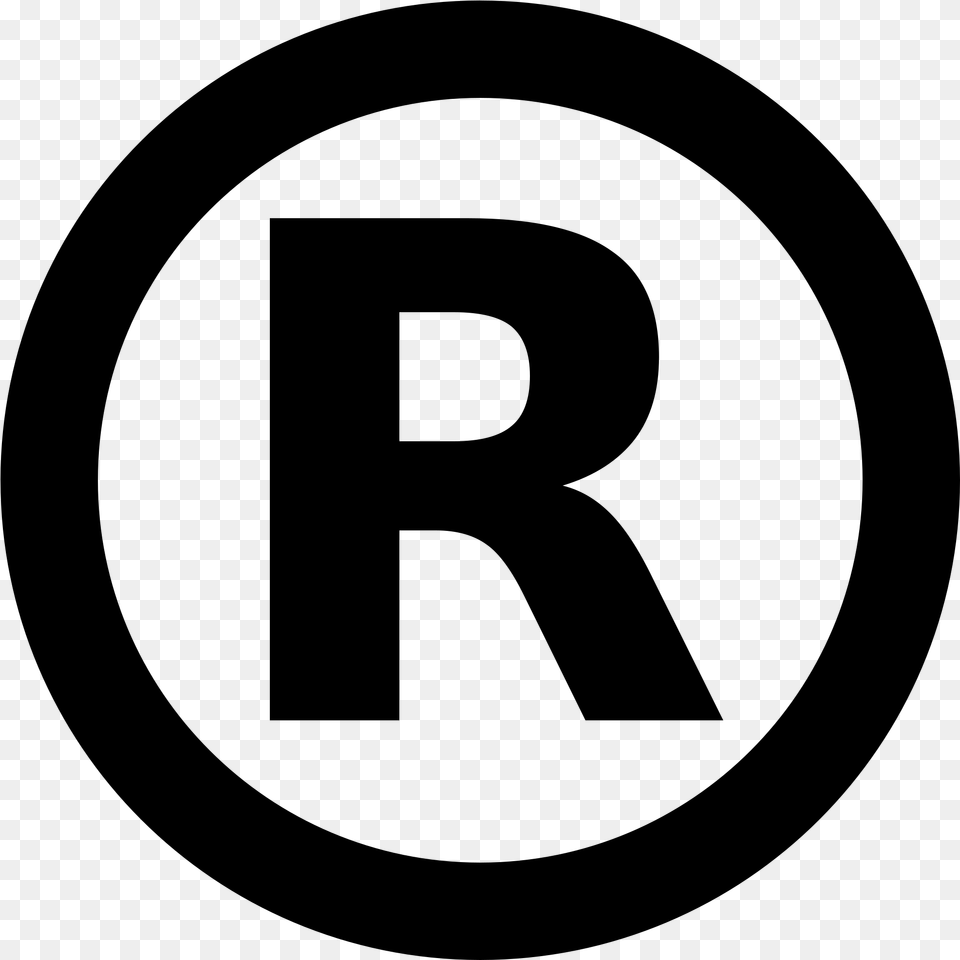 Trademark Wikipedia Registered Trademark, Gray Free Png Download