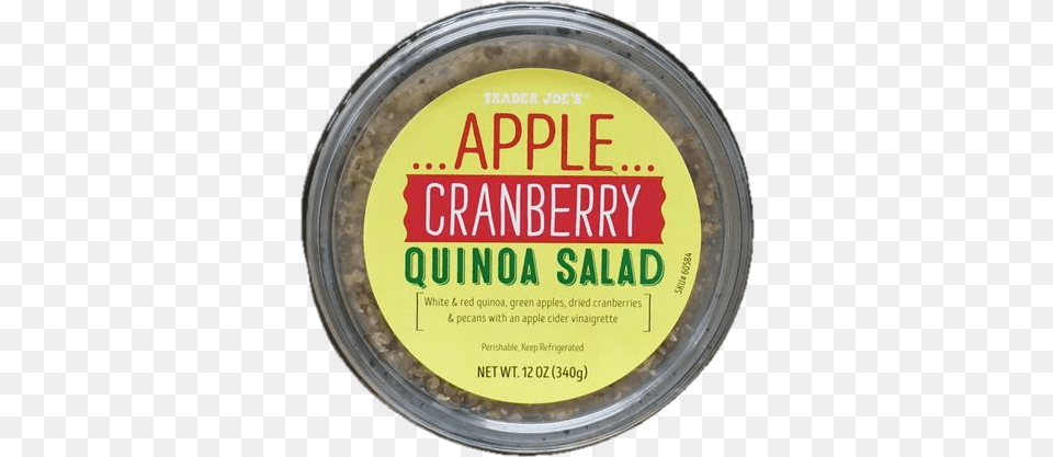 Trader Joe S Apple Cranberry Quinoa Salad Circle, Disk, Food Free Transparent Png
