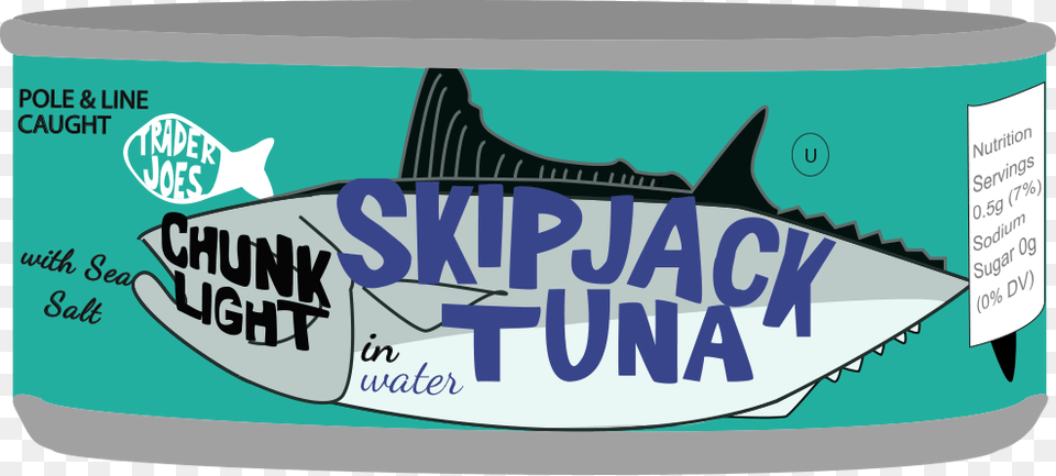 Trader Joe S Tuna Can Poster, Aluminium, Animal, Fish, Sea Life Png Image